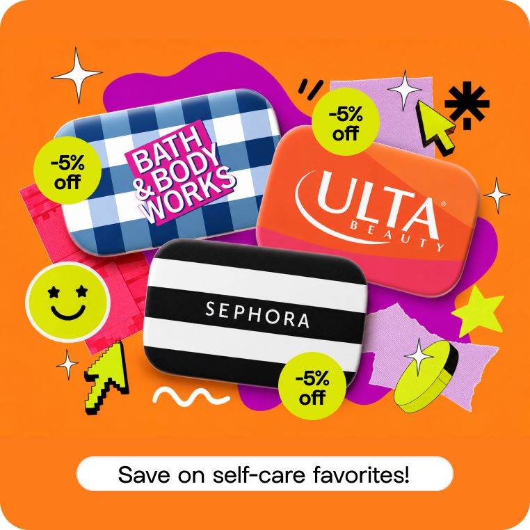 Self-care gift cards